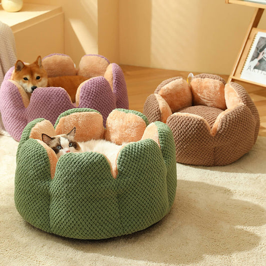 "Prickly Pup Paradise: Cactus-Shaped Pet Bed for Ultimate Comfort"